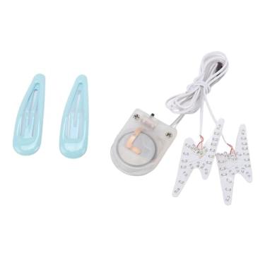 Imagem de TARSHYRY Adesivos Faciais de LED, Modos Ajustáveis, Luzes de Cílios Brilhantes Transparentes para Concerto Em Boate de Festa, Com Bateria CR2032 para Ocasiões Festivas