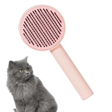 Imagem de Escova de gato para queda de pelos | Escova de cabelo com nós para filhotes | Massageador de pelo longo e curto para gatos, ferramenta de cuidados com a pele, para casa, abrigo