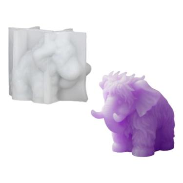 Imagem de Rrlihjgu Moldes de vela de silicone - artesanato reutilizável de liberação rápida - molde de figura de animal, para amigos da família, adultos, mulheres, casa, festa, atividades artísticas