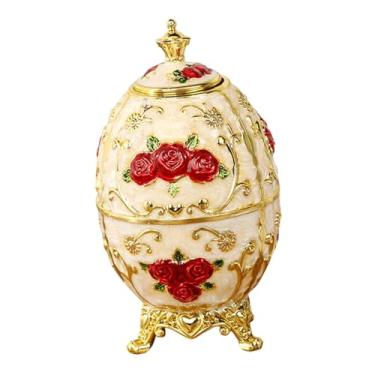 Imagem de WeiLaiKeQi Porta-palitos automático, enfeite de mesa, à prova de poeira, decoração para casa, portátil, design vintage, organizador para mesa, Branco E Vermelho