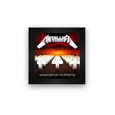 Imagem de Quadro azulejo com moldura Metallica Master of Puppets
