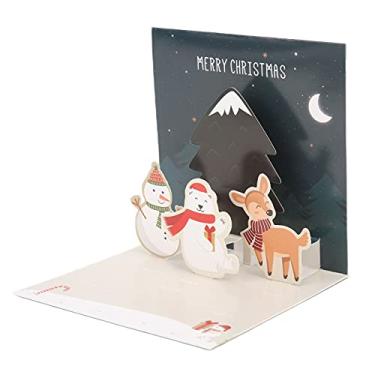 Imagem de Cartão comemorativo 3D, papel decorativo tridimensional com adesivo de envelope para cartão de aniversário, convites de casamento (estilo D)