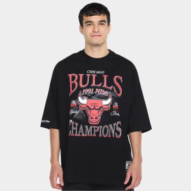 Imagem de Camiseta Mitchell & Ness Chicago Bulls Champions Masculina-Masculino