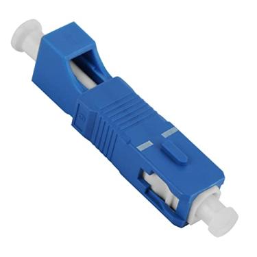 Imagem de WALFRONT Adaptador de Fibra óptica SC para Conversor de Modo único LC, Baixa Perda de Inserção 0,3dB para Equipamentos de Comunicação óptica Ethernet de Telecomunicações, Design Compacto Leve 4g