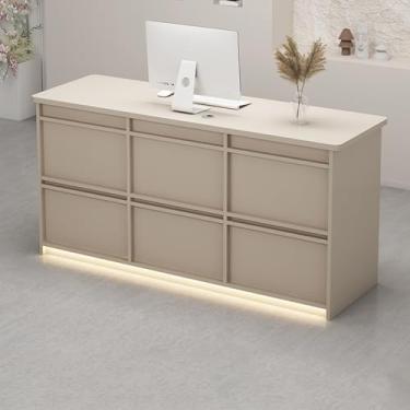 Imagem de Mesa de recepção pequena, mesa de recepção, balcão, balcão de varejo, mesa de recepção com balcão, recepção, balcão de recepção, balcão de loja, mesa de recepção, mesa de recepção em pé