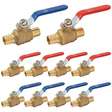 Imagem de Válvula de esfera Pex SUNGATOR de 3/4 polegadas de latão com porta com