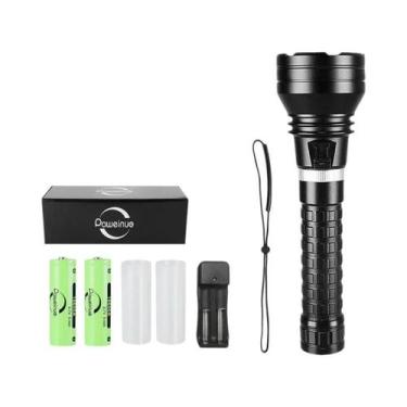 Imagem de Lanterna De Mergulho LED XHP360 De Alta Potência 10000LM IPX8 1000M, T