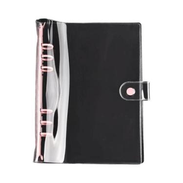 Imagem de Pasta Organizadora Transparente A5 Com 6 Furos Para Scrapbook, Matrize