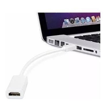 Imagem de Adaptador Mini Displayport Hdmi Cabo Conversor Thunderbolt
