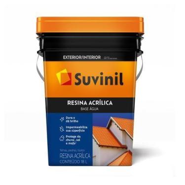 Imagem de Resina Acrílica Base Água Incolor 18L - Suvinil - 50862330 - Unitário