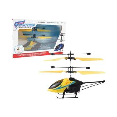 Imagem de Brinquedo De Helicóptero Voador Por Indução Colorido Com Bola De Crist
