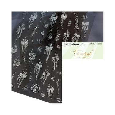 Imagem de Adesivos De Unha 5D Borboleta Vermelha Fênix Andorinha Decalques De Ma