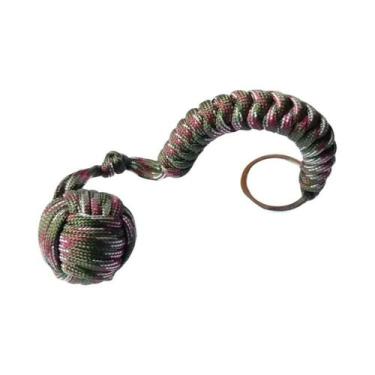 Imagem de Corda De Guarda-Chuva Para Autodefesa Com Punho De Macaco E Bola De Aç