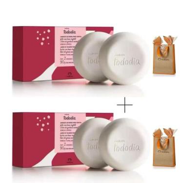 Imagem de Sabonete em Barra Puro Vegetal Cereja e Avelã 2 unds de 90g - NATURA