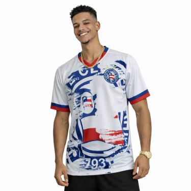 Imagem de Camisa Bahia Bicampeão Brasileiro - Maior do Nordeste - Escudo Emborrachado