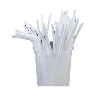 Imagem de Canudos Descartáveis Coloridos De Plástico Preto 50-3000 Peças Para Ch