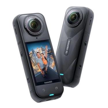Imagem de Câmera de Ação X5 CINSAAHA 8K 360 Preto À Prova De Água Insta360