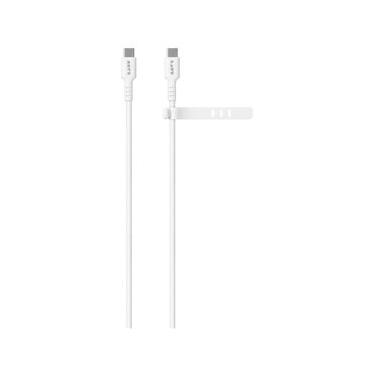 Imagem de Cabo Links Reforçado para USB-C em Silicone Branco - Laut - LTLKCC