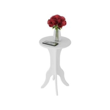 Imagem de Mesa Lateral De Apoio Artely Kin Cor Branco