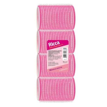 Imagem de Bobes Autoaderentes Ricca Nº 4 Rosa Cód.338 - BELLIZ COMPANY