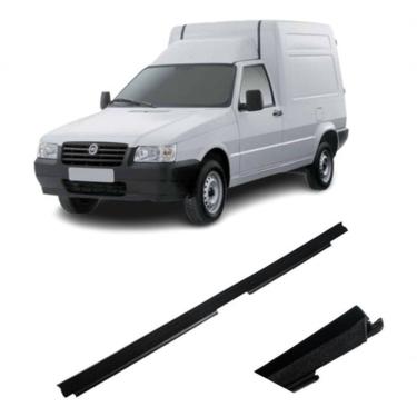 Imagem de Pestana de Vidro Interna Porta Direita Modelo F103 Compatível Fiorino, Fiorino Pick-Up,...