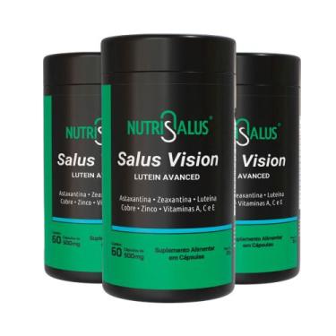 Imagem de kit 3 Luteína, Zeaxantina, Astaxantina, Complexo com Vitaminas A, C, E