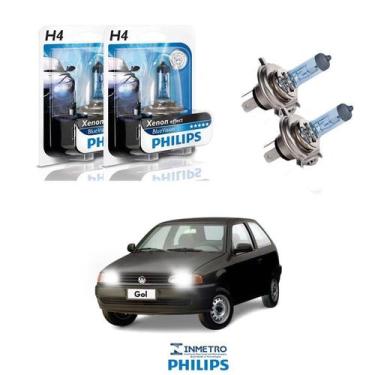 Imagem de Lâmpadas Farol Volkswagen Gol Philips H4 BlueVision