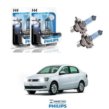 Imagem de Lâmpadas Farol Volkswagen Voyage Philips H4 BlueVision