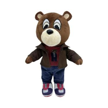 Imagem de Urso De Pelúcia Kawaii Kanye West 26-30cm Brinquedo Macio Para Decoraç