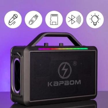 Imagem de Caixa de Som Bluetooth 120W com Microfones Festa - Rick Imports