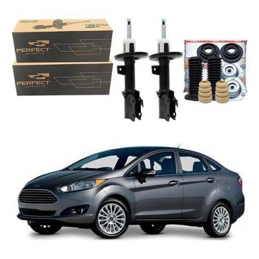 Imagem de Kit Amortecedor Dianteiro New Fiesta Sedan 1.6 2014 A 2017 - Perfect