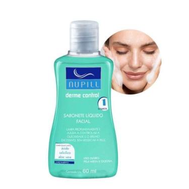 Imagem de Mini Sabonete Líquido Facial Antioliosidade Dermecontrol 60ml - NUPILL