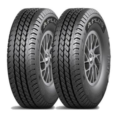 Imagem de Jogo 2 Pneus ARO 16 APLUS 205/65 R16C 107/105T A867, 5 anos contra def
