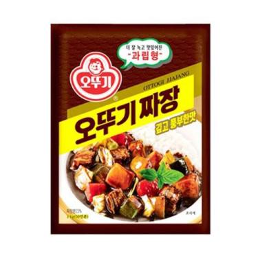 Imagem de Molho de Soja Preta Coreano em pó Jjajang Ottogi - 100 gramas