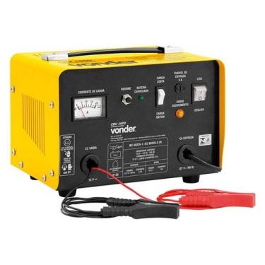 Imagem de Carregador de Bateria Rápido e Lento 12v CBV 1600 Vonder, 220V, Preto