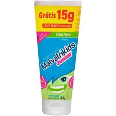 Imagem de Gel Dental Malvatrikids Júnior Tutti Frutti Com Flúor 85g - Daudt
