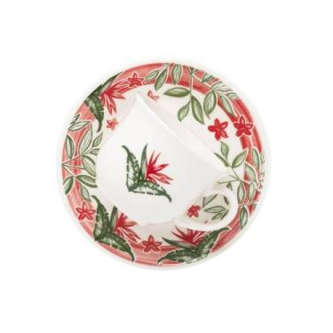 Imagem de Conjunto 6 Xicaras de Chá com Pires Oxford Jardim Tropical