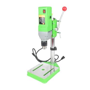 Imagem de RATTMMOTOR Máquina de perfuração de bancada 710W 110V 0-2800RPM Mini furadeira de bancada 60 mm Mandril de perfuração multifuncional 1,5-13 mm Fresadora de perfuração