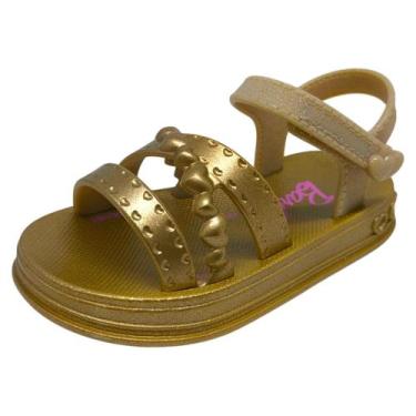Imagem de Sandalia Infantil Menina Leveza Calce Fácil Barbie Soft Pink, Bege, Do
