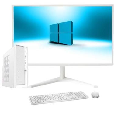 Imagem de Computador Branco Completo Compacto Intel Core i5, 16GB de memória, SS
