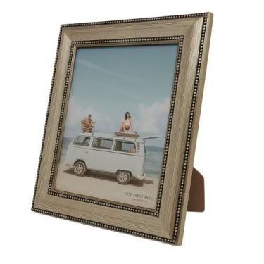 Imagem de Porta Retrato Moldura Madeira Premium Champanhe Mescla Point Fotos 20x