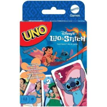 Imagem de Jogo UNO Lilo & Stitch Regra Especial com 112 Unidades Licenciadas Dis