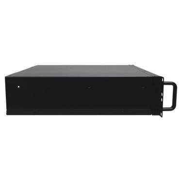 Imagem de Gabinete Rack Servidor Slim BPC-2U350 2U Aço com Cooler 80MM Preto Brazil PC