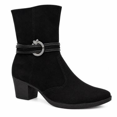 Imagem de Bota Dakota Mississipi Cano Médio Salto Bloco J1621 Preta, Preto, 38
