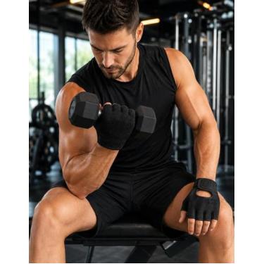 Imagem de Luvas Treino Academia Musculação Exercicios Fitness Bike - MBfit