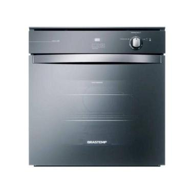 Imagem de Forno de Embutir a Gás Brastemp BOA84AR 78L com Grill e Timer Touch Inox Espelhado 220V
