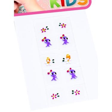 Imagem de Kit 500 Adesivos de Unha Kids Artesanal, Arte sedução