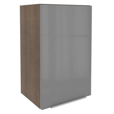 Imagem de Armário Aéreo Madesa Lux 40 Cm 1 Porta Rustic/cinza