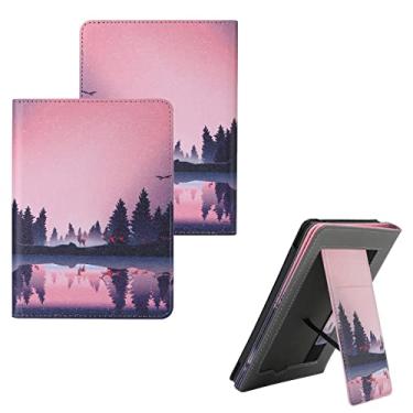 Imagem de Capa com suporte 6,8 polegadas Capa para Kindle Paperwhite/Signature Edition 11ª geração 2021 (modelos M2L3EK e M2L4EK) capa robusta com alça de mão e compartimento para cartão