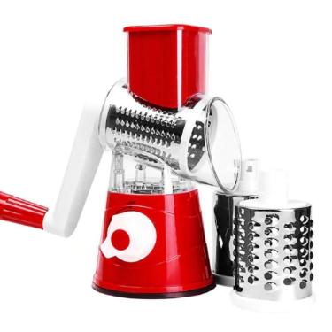 Imagem de Fatiador Ralador Multiuso 3 Em 1 Fratelli Cortador De Legumes Verduras Queijo Portátil